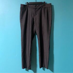 Calvin Klein 12 Grey Black Straight Leg Pants